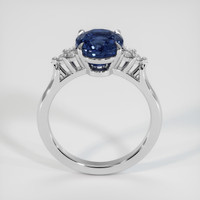 3.00 Ct. Bi Color Sapphire Ring, 14K White Gold 3