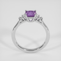 1.60 Ct. Purple Sapphire Ring, 14K White Gold 3