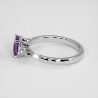 1.60 Ct. Purple Sapphire Ring, 14K White Gold 4