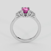 1.50 Ct. Pinkish Purple Sapphire Ring, 14K White Gold 3