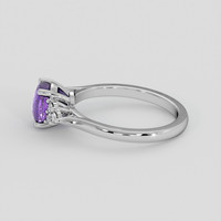 1.86 Ct. Purple Sapphire Ring, 14K White Gold 4