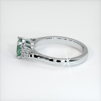 0.82 Ct. Sapphire Ring, 14K White Gold 4