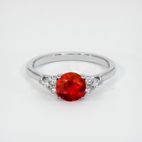 Ruby Ring 0.89 Ct. 14K White Gold Preview