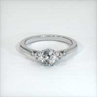 0.60 Ct. Sapphire Ring, 14K White Gold 1