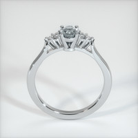 0.60 Ct. Sapphire Ring, 14K White Gold 3