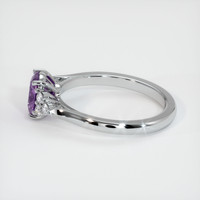 1.67 Ct. Sapphire Ring, 14K White Gold 4