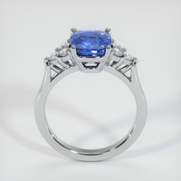 2.76 Ct. Sapphire Ring, 18K White Gold 3