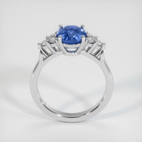 1.97 Ct. Blue Sapphire Ring, 18K White Gold 3