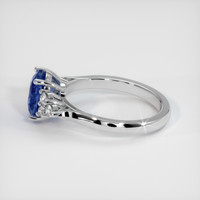 1.97 Ct. Blue Sapphire Ring, 18K White Gold 4