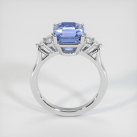 5.69 Ct. Color Change Sapphire Ring, 18K White Gold 3