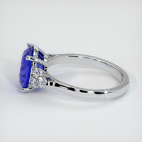 2.24 Ct. Sapphire Ring, 18K White Gold 4