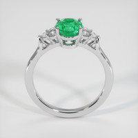 1.33 Ct. Emerald Ring, 18K White Gold 3