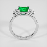 1.31 Ct. Emerald Ring, 18K White Gold 3