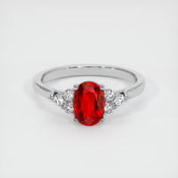 Ruby Ring 1.13 Ct. 18K White Gold Preview
