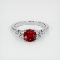 Ruby Ring 1.08 Ct. 18K White Gold Preview