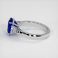 3.07 Ct. Sapphire Ring, 18K White Gold 4