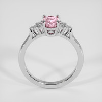 1.07 Ct. Pink Sapphire Ring, 18K White Gold 3