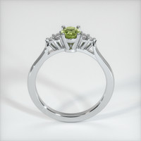 0.67 Ct. Sapphire Ring, 18K White Gold 3