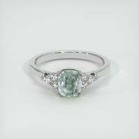 1.93 Ct. Sapphire Ring, 18K White Gold 1