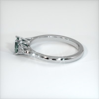 0.59 Ct. Sapphire Ring, 18K White Gold 4
