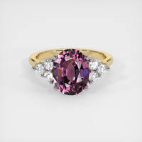 2.31 Ct. Gemstone Ring, 14K White & Yellow 1