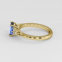 1.61 Ct. Blue Sapphire Ring, 18K White & Yellow 4