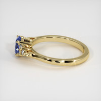 0.86 Ct. Blue Sapphire Ring, 10K Yellow Gold 4