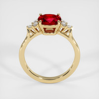 1.50 Ct. Ruby Ring, 10K Yellow Gold 3