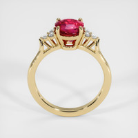 1.51 Ct. Purplish Red Ruby Ring, 10K Yellow Gold 3