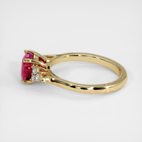 1.51 Ct. Purplish Red Ruby Ring, 10K Yellow Gold 4