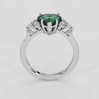2.50 Ct. Green Sapphire Ring, 10K Yellow Gold 3