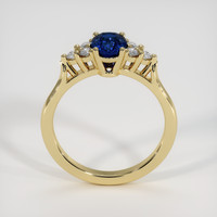 1.08 Ct. Blue Sapphire Ring, 14K Yellow Gold 3