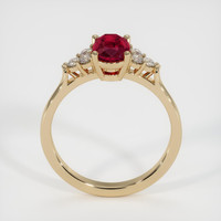 1.04 Ct. Ruby Ring, 14K Yellow Gold 3