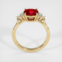 1.50 Ct. Ruby Ring, 14K Yellow Gold 3