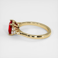 1.50 Ct. Ruby Ring, 14K Yellow Gold 4