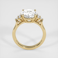 4.17 Ct. White Sapphire Ring, 14K Yellow Gold 3