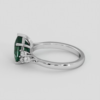 2.50 Ct. Green Sapphire Ring, 14K Yellow Gold 4