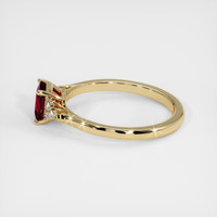 1.03 Ct. Ruby Ring, 14K Yellow Gold 4