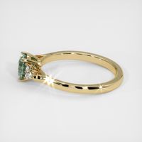0.88 Ct. Sapphire Ring, 14K Yellow Gold 4