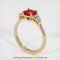 Ruby Ring 0.89 Ct. 14K Yellow Gold Preview