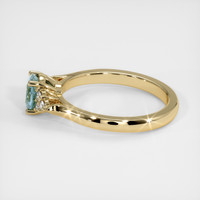 0.72 Ct. Sapphire Ring, 14K Yellow Gold 4