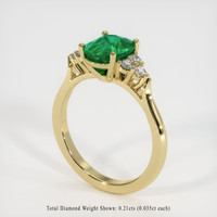Emerald Ring 1.40 Ct., 18K Yellow Gold Preview
