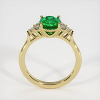 1.54 Ct. Emerald Ring, 18K Yellow Gold 3