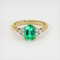 Emerald Ring 1.11 Ct., 18K Yellow Gold Preview