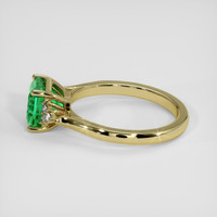 1.57 Ct. Emerald Ring, 18K Yellow Gold 4
