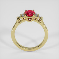 1.03 Ct. Ruby Ring, 18K Yellow Gold 3