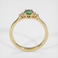 0.50 Ct. Sapphire Ring, 18K Yellow Gold 3