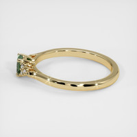 0.50 Ct. Sapphire Ring, 18K Yellow Gold 4
