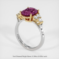 2.31 Ct. Gemstone Ring, 14K Yellow & White 2