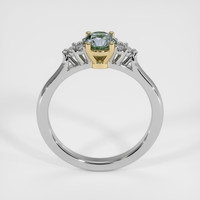 0.61 Ct. Sapphire Ring, 18K Yellow & White 3